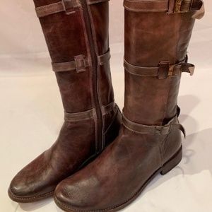 Bed Stu Knee High Brown Boots, 8.5